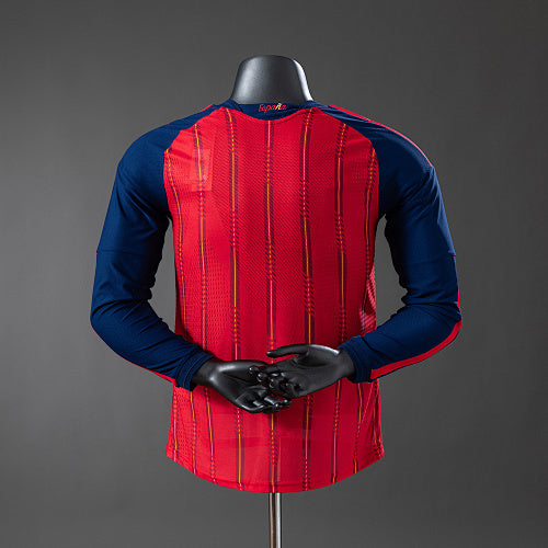Spain 2026 Home Long-Sleeve Player Version Jersey