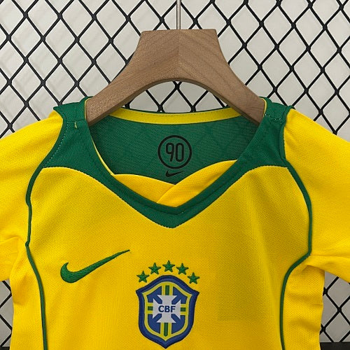Kids Brazil 2004 Home Jersey Fan Version