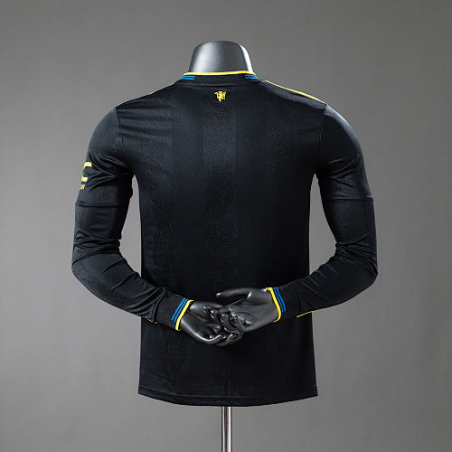 Manchester United 2025/26 Third Away Player Version Long-Sleeved Jersey