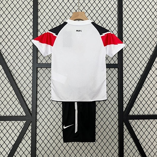 Kids Manchester United 2010/11 Champions League Away Jersey Kit Fan Version