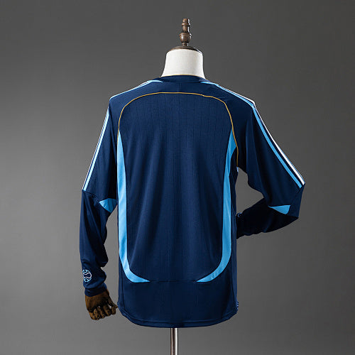 Argentina 2006 Away Long-Sleeved Retro Jersey Fan Version