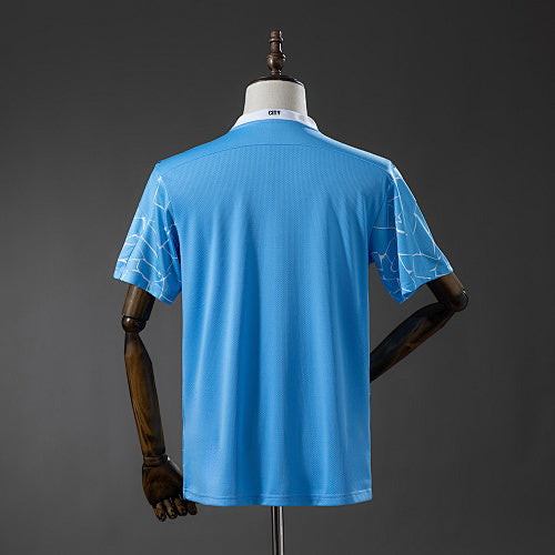 Manchester City 2020/21 Home Retro Jersey Fan Version