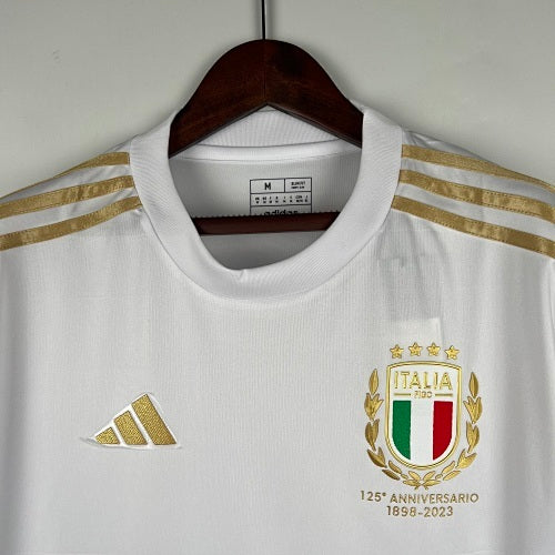 2023 Italy 125th Anniversary White Jersey Fan Version