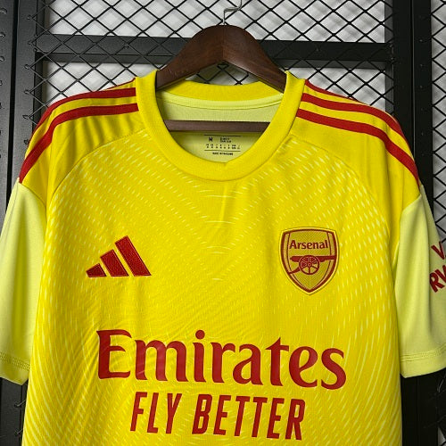 2025/26 Goalkeeper Arsenal Jersey Fan Version