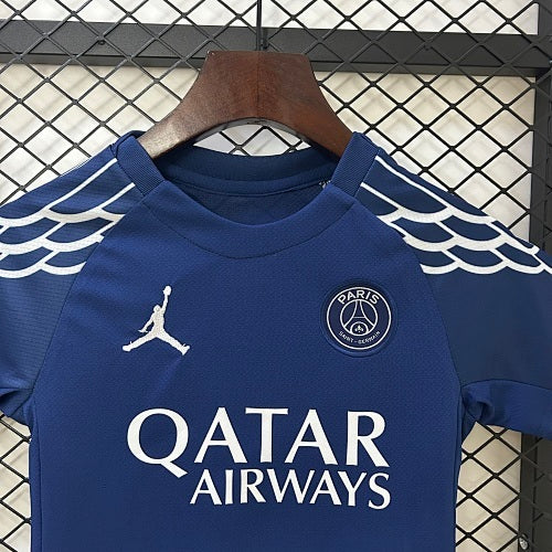 2024/25 Kids PSG Fourth Away Jersey Kit Fan Version