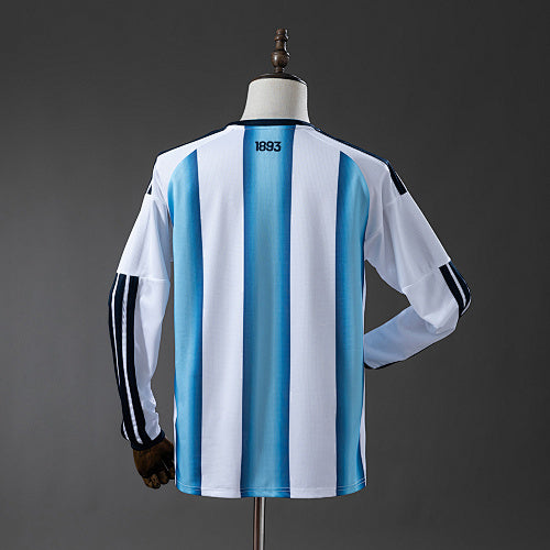 Argentina 2026 Home Long-Sleeve Jersey  Fan Version