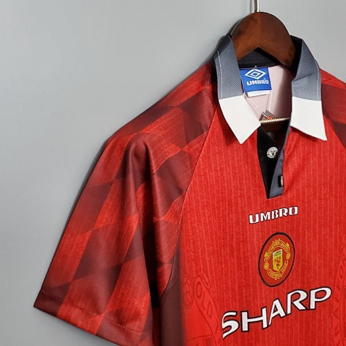 Retro 1996 Manchester United Home Jersey Fan Version