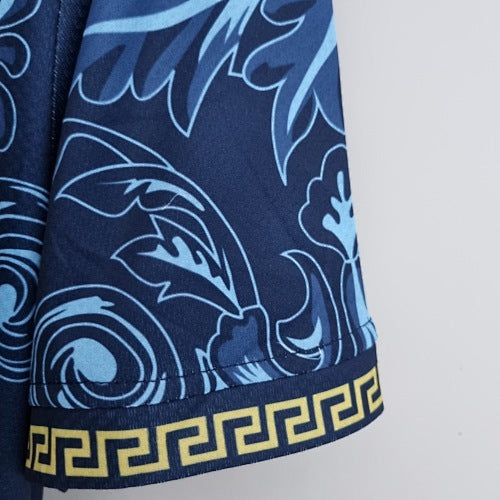 2022 Italy x Versace Blue Jersey Fan Version