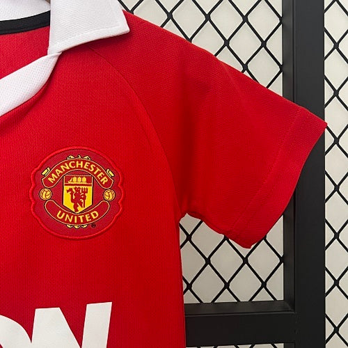 Kids Manchester United 2010/11 Home Jersey Kit Fan Version