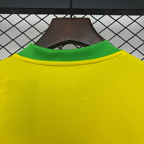 2025 Kids Brazil Home Jersey Set Fan Version