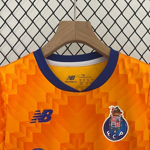 2024/25 Kids Porto Away Jersey Kit Fan Version
