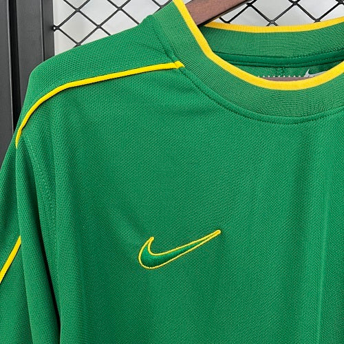 Retro Brazil 1998 Goalkeeper Green Fan Version