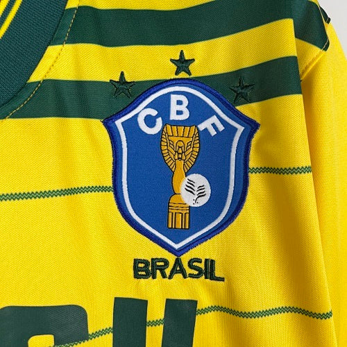 Retro Brazil 1984 Home Jersey Fan Version