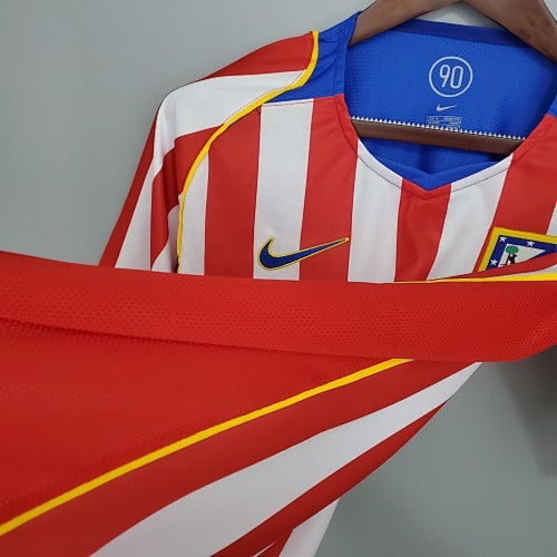 Retro Atletico Madrid 2004/05 Home Jersey Fan Version