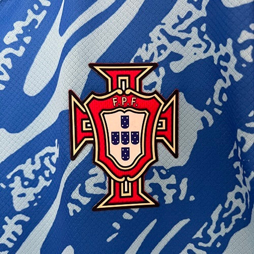 2024 Portugal Goalkeeper Blue Fan Version