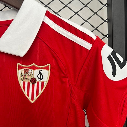 2025/26 Sevilla Away Kids Kit Jersey Fan Version