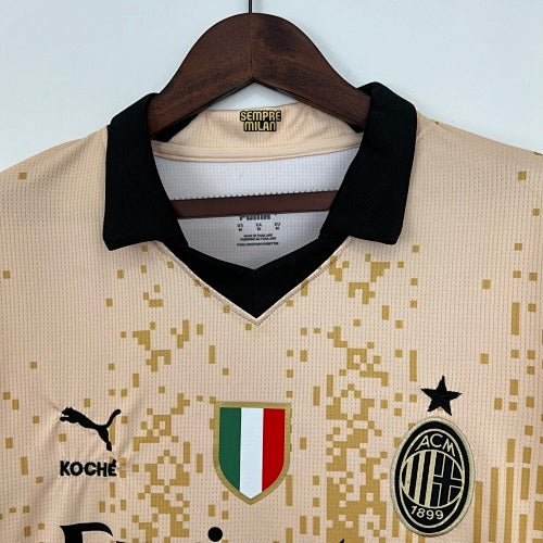 2023/24 AC Milan Yellow Jersey Fan Version