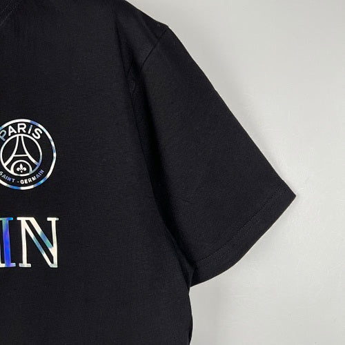 2023/24 PSG Cotton T-Shirt Black