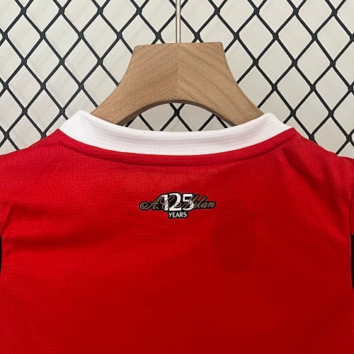 2024/25 Kids AC Milan Home Jersey Kit Fan Version