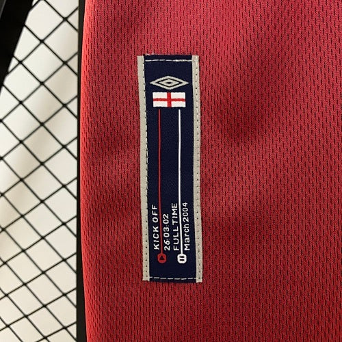 Retro England 2002 Away Jersey Fan Version