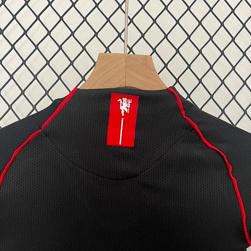 Kids Manchester United 2007/08 Black Jersey Kit Fan Version