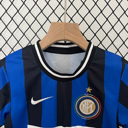 Kids Inter Milan 2009/10 Home Jersey Kit Fan Version