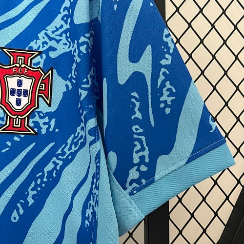 2024 Portugal Goalkeeper Blue Fan Version