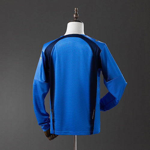 Italy 2006 Home Long Sleeve Retro Jersey Fan Version