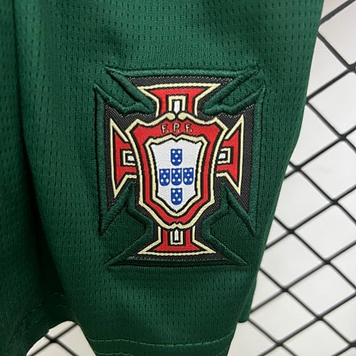 2025 Kids Portugal Home Jersey Kit Long Sleeve