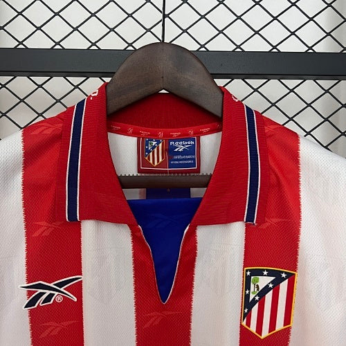 Retro Atletico Madrid 1998/99 Home Jersey Fan Version
