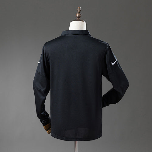 Brazil 2004 Special Edition Black Long Sleeve Retro Jersey Fan Version