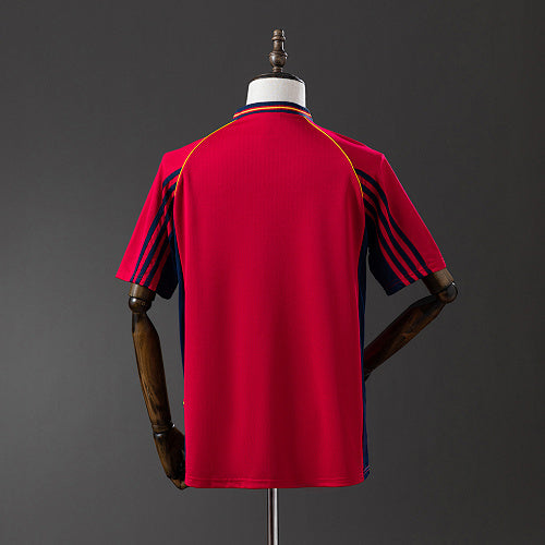 Retro 1998 Spain Home Jersey Fan Version