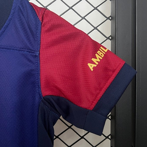 2024/25 Kids Barcelona Home Jersey Kit