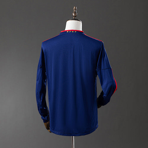 Retro Long Sleeve Spain 2010 Away Jersey Fan Version