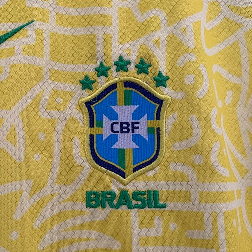 2024 Kids Brazil Jersey Kit Fan Version