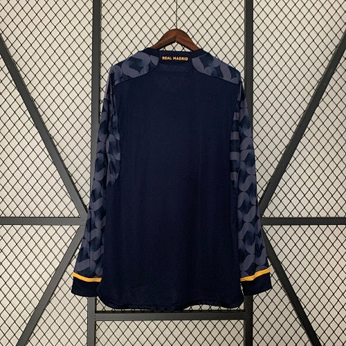 2023/24 Long Sleeve Real Madrid Away Jersey Fan Version