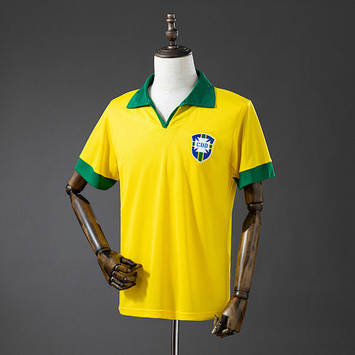 Brazil 1958 Home Retro Jersey Fan Version