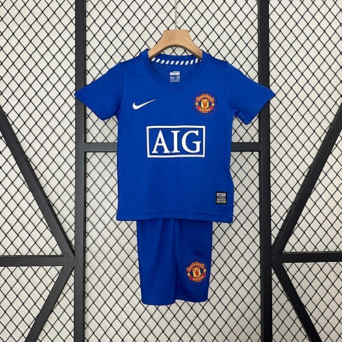 Kids Manchester United 2008/09 Away Jersey Kit Fan Version