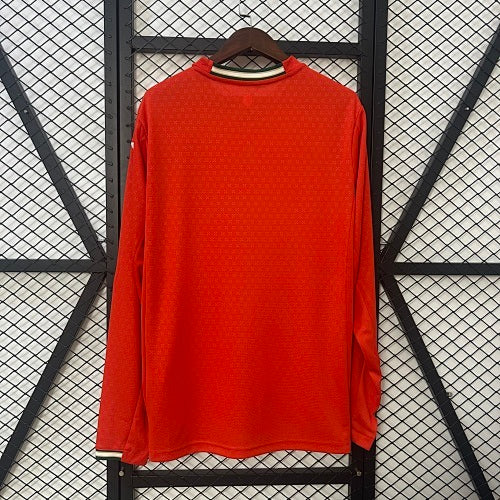 2025 Long Sleeve Portugal Home Fan Version