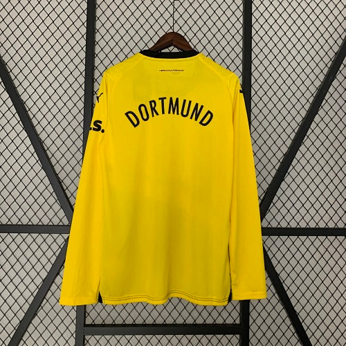 2023/24 Long Sleeve Dortmund Home Jersey Fan Version