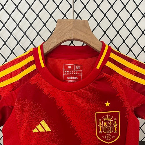 2024 Kids Kit Spain Home Jersey Fan Version