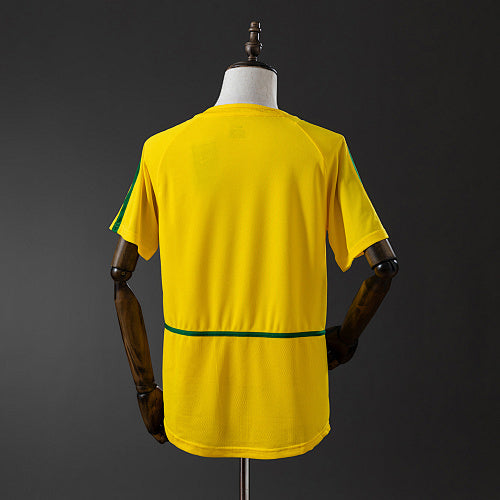 Retro Brazil 2002 Home Jersey Fan Version
