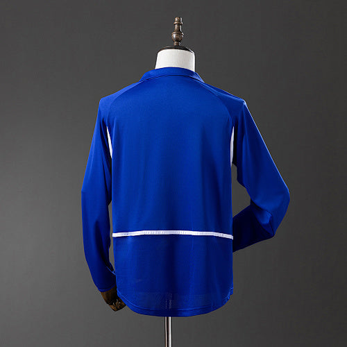Brazil 2002 Away Long Sleeve Retro Jersey Fan Version