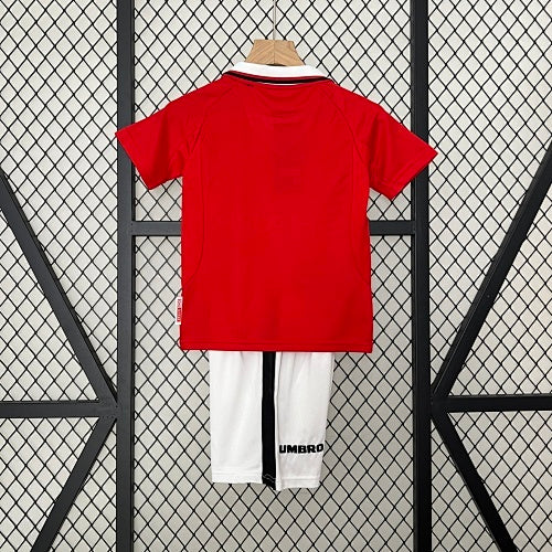 Kids Manchester United 1999/00 Home Jersey Kit Fan Version