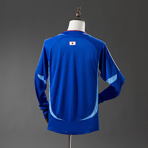 Japan 2006 Home Long Sleeves Retro Jersey Fan Version