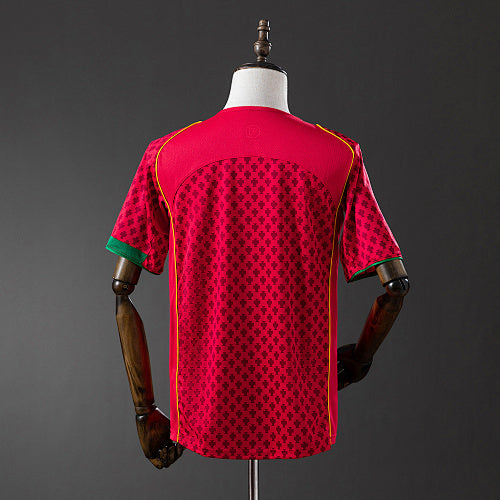 Retro 2004 Portugal Home Jersey Fan Version