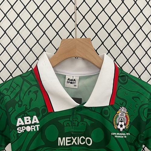 Kids Mexico 1998 Home Jersey Kit