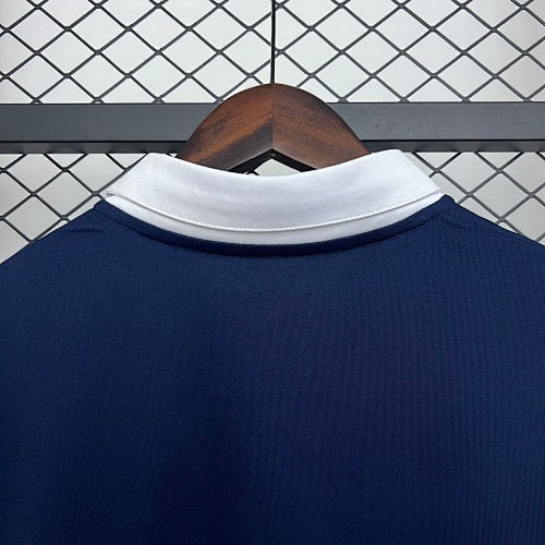 Retro France 2014 Home Long Sleeve Jersey Fan Version