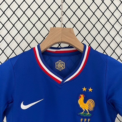 2024 Kids France Home  Jersey Kit Fan Version
