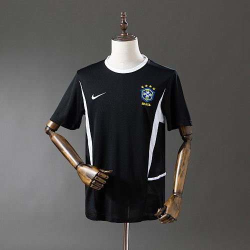 Brazil 2002 Goalkeeper Black Jersey Fan Version